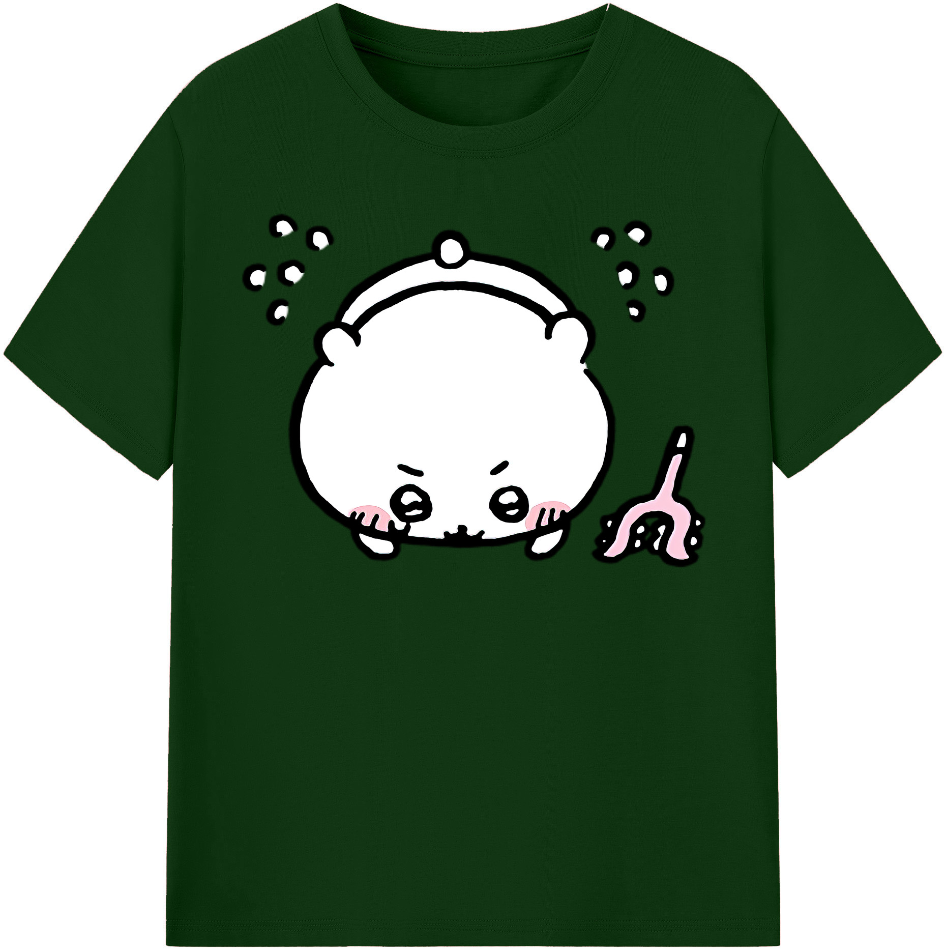 （画像用） ちいかわ ちいかわ Chii-kawa chiikawa 綿100％半袖Tシャツ（フロントプリント）